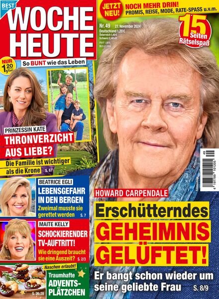 Woche Heute – 27 November 2024 Cover