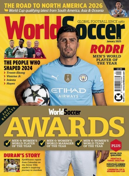 World Soccer – January 2025 Cover