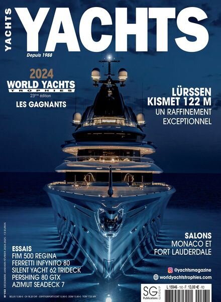 Yachts France – Decembre 2024 – Janvier-Fevrier 2025 Cover