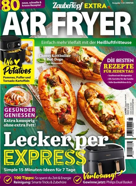 ZauberTopf Extra Air Fryer – Januar 2025 Cover