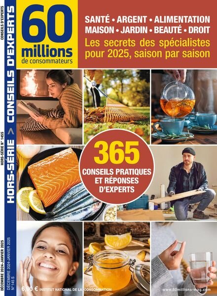 60 Millions de Consommateurs – Hors-Serie – Decembre 2024 – Janvier 2025 Cover