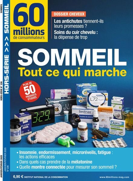 60 Millions de Consommateurs – Hors-Serie – Janvier-Fevrier 2025 Cover