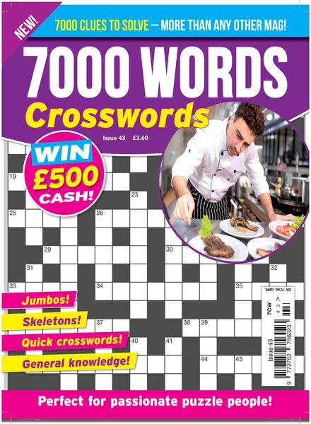 7000 Words Crosswords – January 2025 Cover