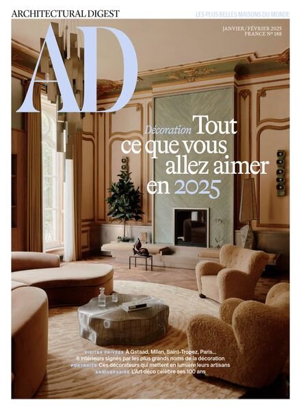 AD Architectural Digest France – Janvier-Fevrier 2025 Cover