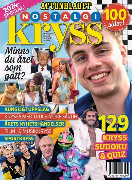 Aftonbladet Nostalgi Kryss – 3 Januari 2025 Cover