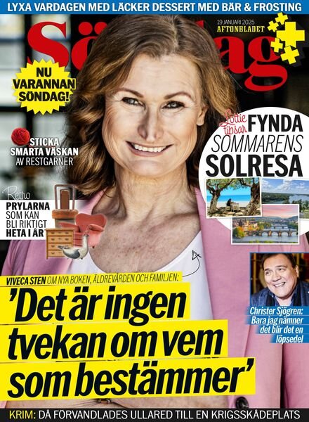 Aftonbladet Sondag – 19 Januari 2025 Cover