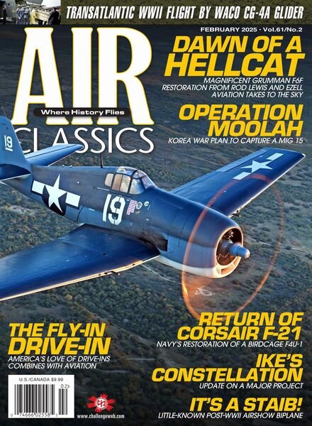 Air Classics Where History Flies! – February 2025 Cover