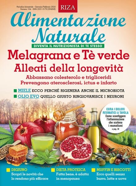 Alimentazione Naturale – Gennaio 2025 Cover
