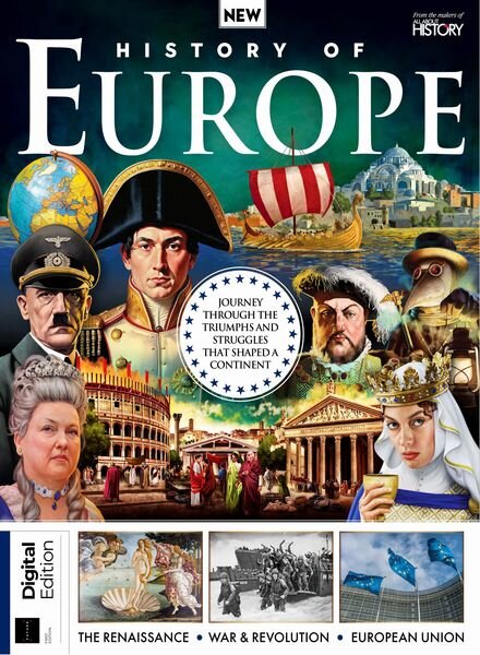 All About History – History of Europe – 1st Edition – 23 January 2025 Cover