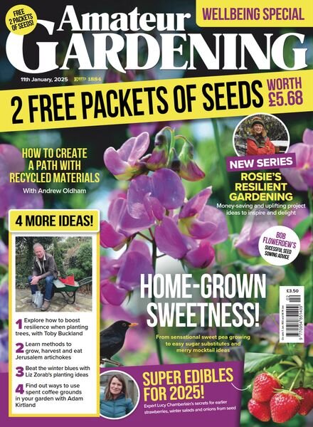 Amateur Gardening – 11 January 2025 Cover