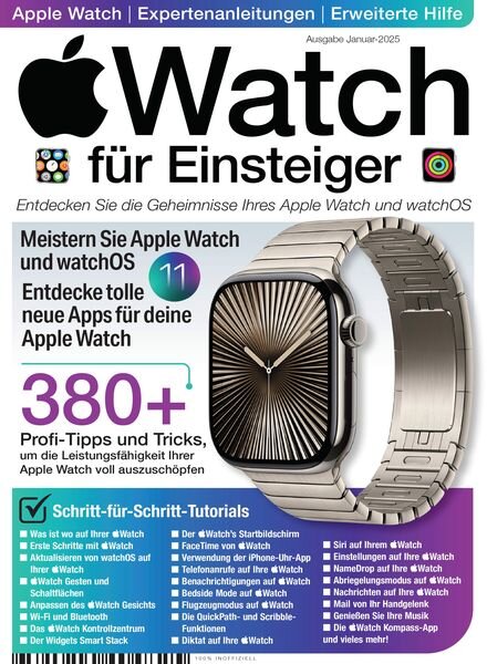 Apple Watch fur Einsteiger – Januar 2025 Cover