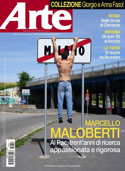 Arte – Gennaio 2025 Cover