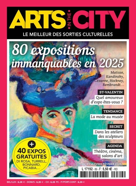 Arts in the City – Janvier 2025 Cover
