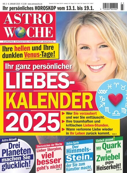 Astrowoche – 8 Januar 2025 Cover