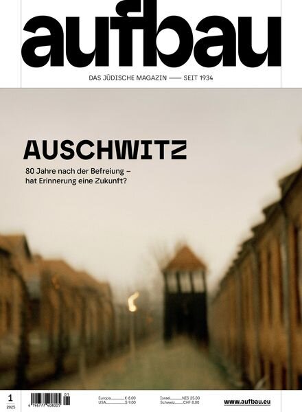 Aufbau – Januar 2025 Cover