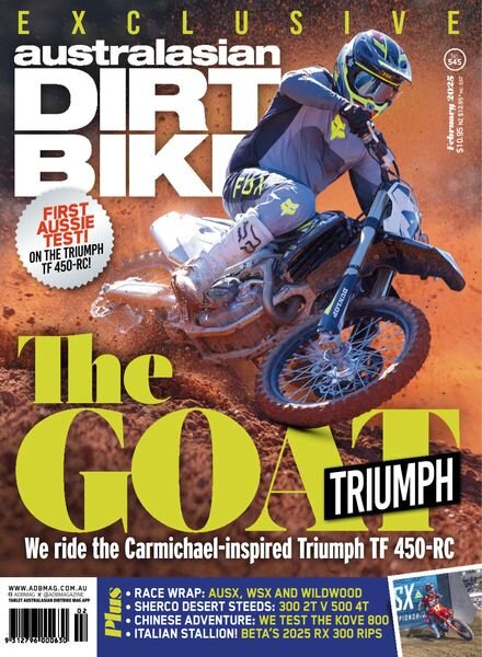 Australasian Dirt Bike – Issue 545 2025 Cover