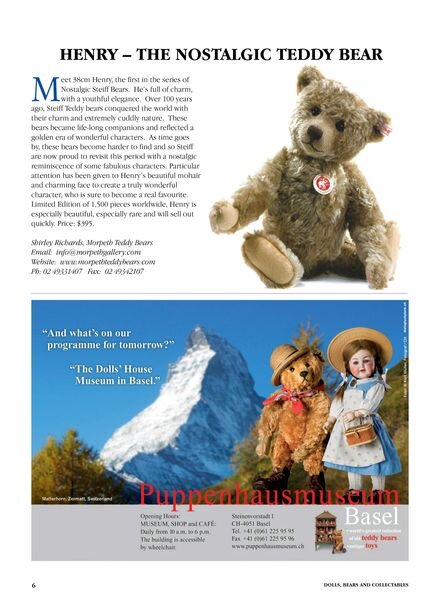 Australian Dolls Bears & Collectables – Issue 9 2025 Cover