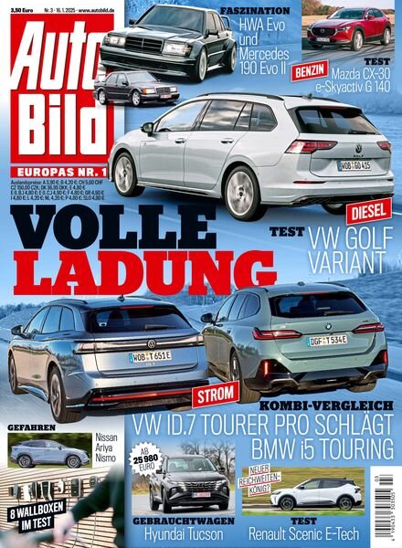 Auto Bild Germany – 16 Januar 2025 Cover