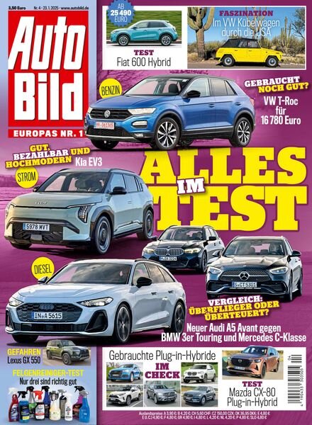Auto Bild Germany – 23 Januar 2025 Cover