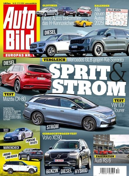 Auto Bild Germany – 27 Dezember 2024 Cover