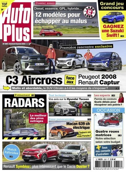Auto Plus France – 10 Janvier 2025 Cover