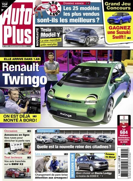 Auto Plus France – 24 Janvier 2025 Cover