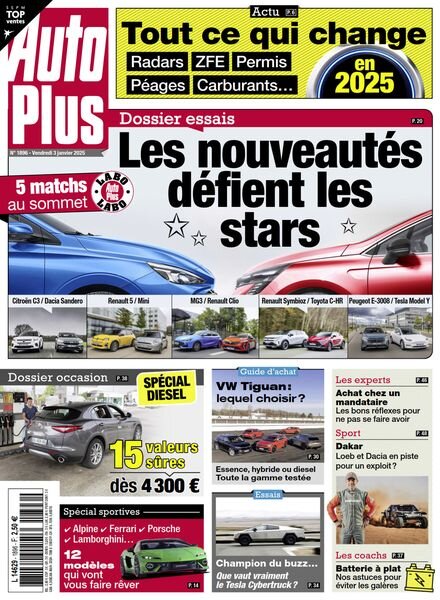 Auto Plus France – 3 Janvier 2025 Cover