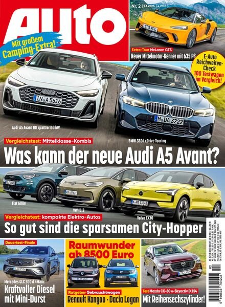Auto Zeitung – 2 Januar 2025 Cover