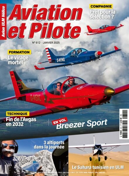 Aviation et Pilote – Janvier 2025 Cover