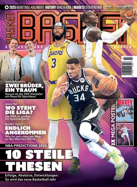 Basket Germany – Februar 2025 Cover