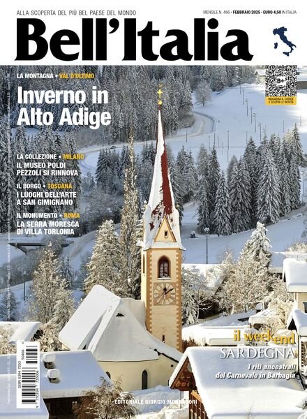 Bell’Italia – Febbraio 2025 Cover