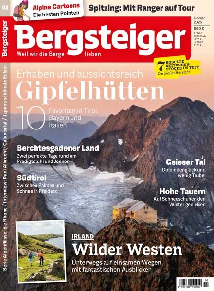 Bergsteiger – Februar 2025 Cover