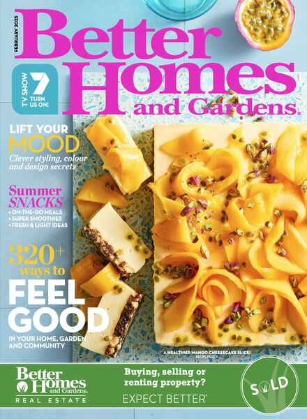 Better Homes and Gardens Australia – February 2025 Cover