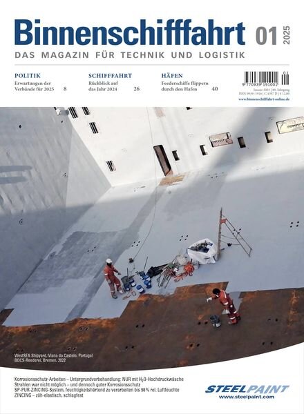 Binnenschifffahrt – Januar 2025 Cover