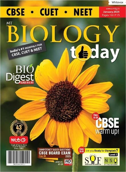 Biology Today – January 2025 Cover