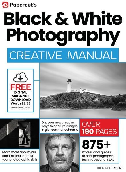 Black & White Photography Creative Manual – January 2025 Cover