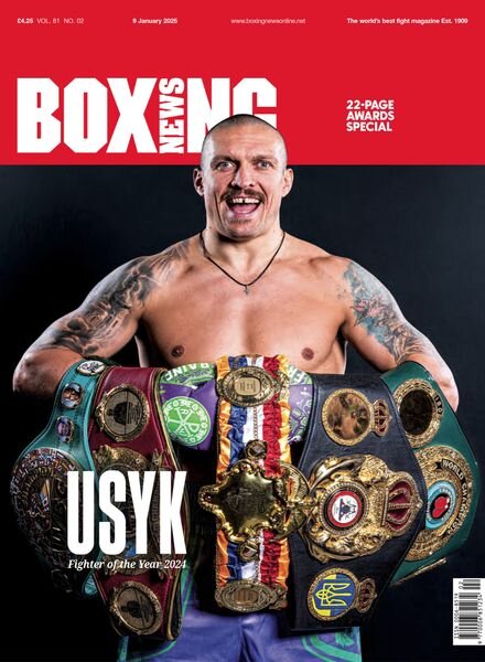 Boxing News – 9 January 2025 Cover