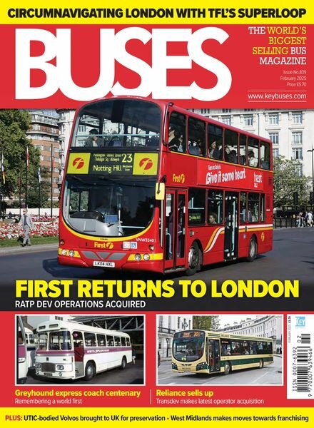 Buses Magazine – February 2025 Cover