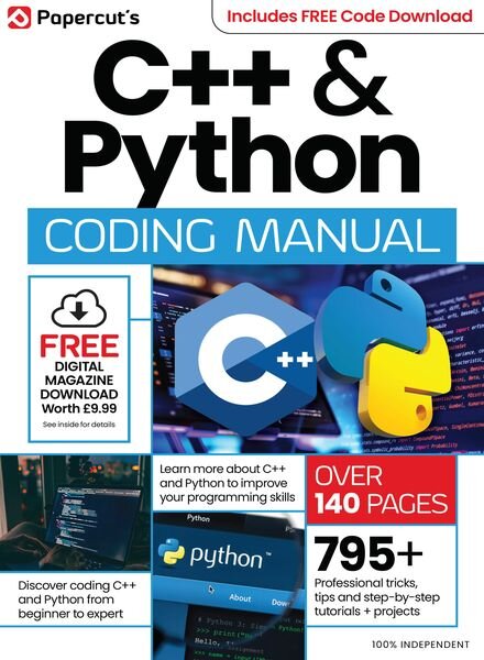 C++ & Python Coding Manual – January 2025 Cover
