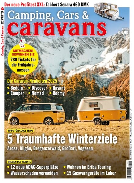 Camping Cars & Caravans – Januar 2025 Cover