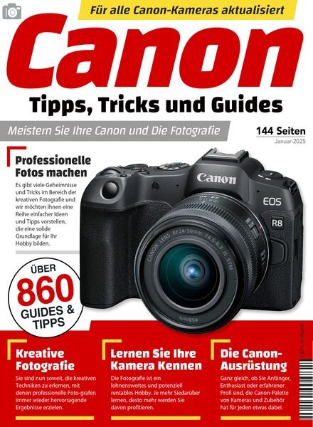 Canon Das essentielle Handbuch – Januar 2025 Cover