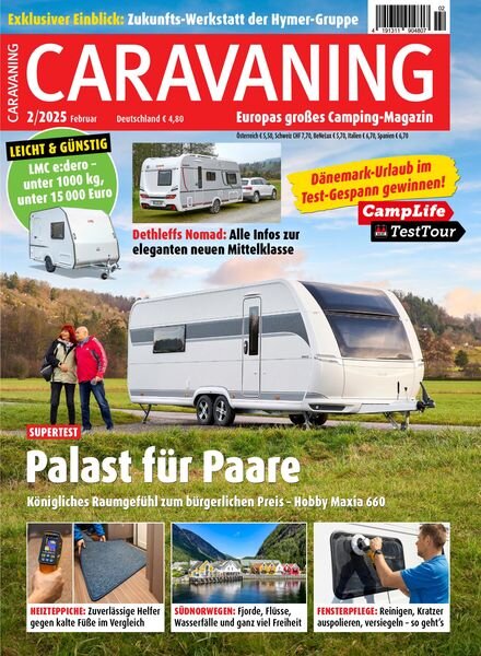Caravaning – Februar 2025 Cover