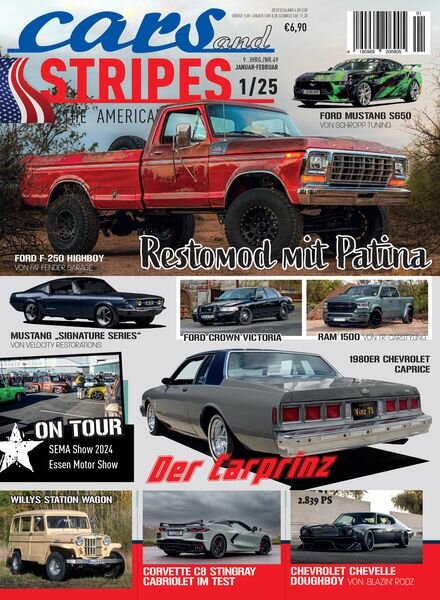 Cars & Stripes – Januar 2025 Cover