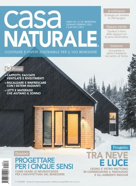 Casa Naturale – Gennaio-Febbraio 2025 Cover
