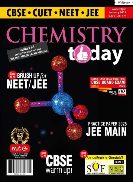Chemistry Today – January 2025 Cover