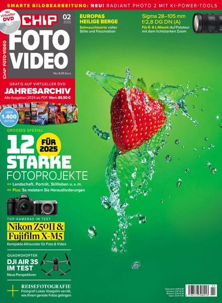 Chip Foto Video Germany – Februar 2025 Cover