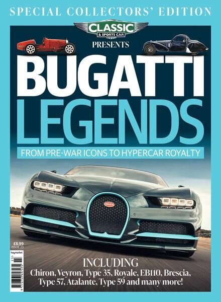 Classic & Sports Car Presents – Bugatti Legends 2025 Cover