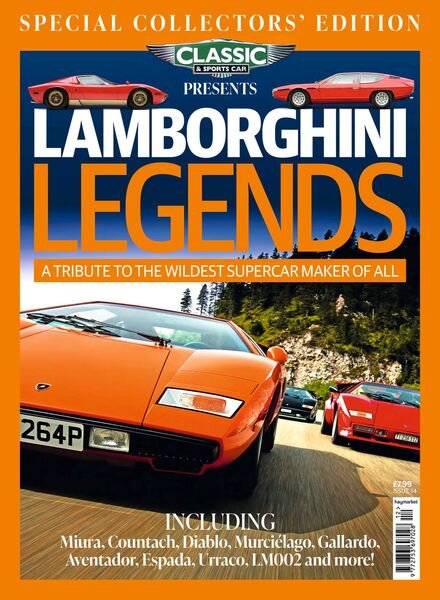 Classic & Sports Car Presents – Lamborghini Legends 2025 Cover