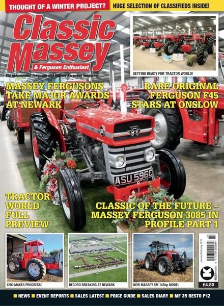 Classic Massey & Ferguson Enthusiast – January-February 2025 Cover