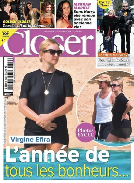 Closer France – 10 Janvier 2025 Cover
